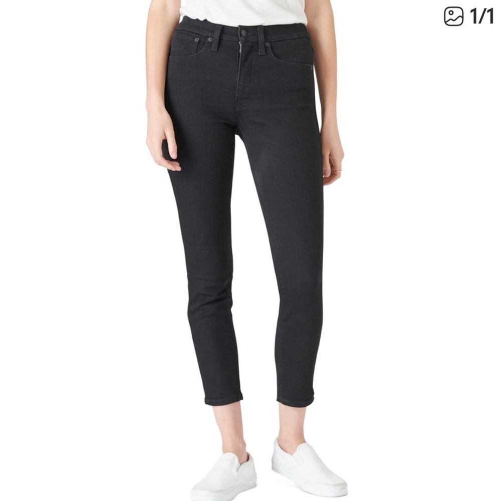 Lucky Brand High Rise Skinny Jeans - Bridgette